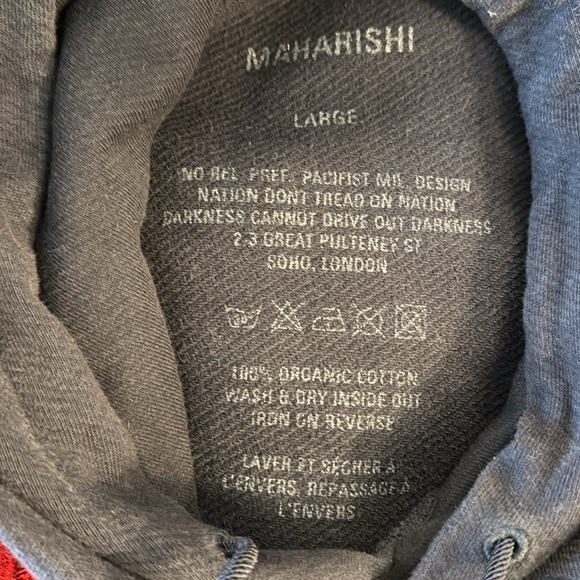 MAHARISHI Hoodie - L - Picture 10 of 10